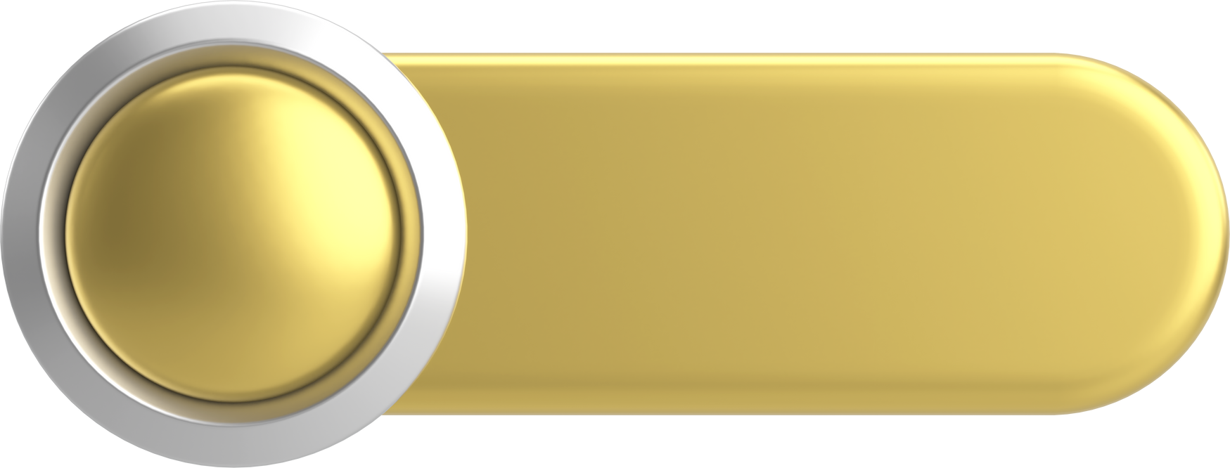 3D button. Empty button. 3D illustration.