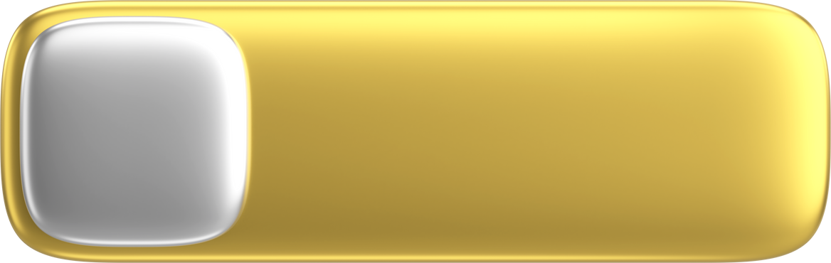 3D button. Empty button. 3D illustration.